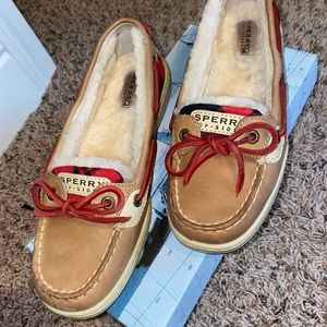Sperry top sider, fleece lined size 7